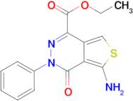 ethyl 5-amino-4-oxo-3-phenyl-3,4-dihydrothieno[3,4-d]pyridazine-1-carboxylate