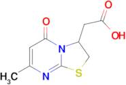 (7-Methyl-5-oxo-2,3-dihydro-5H-[1,3]thiazolo[3,2-a]pyrimidin-3-yl)acetic acid