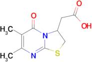 (6,7-Dimethyl-5-oxo-2,3-dihydro-5H-[1,3]thiazolo[3,2-a]pyrimidin-3-yl)acetic acid
