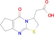 (5-oxo-2,3,5,6,7,8-hexahydrocyclopenta[d][1,3]thiazolo[3,2-a]pyrimidin-3-yl)acetic acid