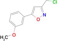 3-(chloromethyl)-5-(3-methoxyphenyl)isoxazole