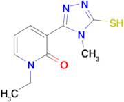 5-(1-ethyl-2-methylene-1,2-dihydropyridin-3-yl)-4-methyl-4H-1,2,4-triazole-3-thiol