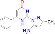 2-(5-amino-3-methyl-1H-pyrazol-1-yl)-6-phenylpyrimidin-4(3H)-one