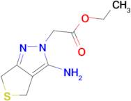 ethyl (3-amino-4H-thieno[3,4-c]pyrazol-2(6H)-yl)acetate