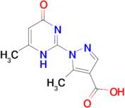 5-methyl-1-(4-methyl-6-oxo-1,6-dihydropyrimidin-2-yl)-1H-pyrazole-4-carboxylic acid