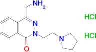 4-(aminomethyl)-2-(2-(pyrrolidin-1-yl)ethyl)phthalazin-1(2H)-one dihydrochloride