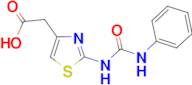 {2-[(anilinocarbonyl)amino]-1,3-thiazol-4-yl}acetic acid