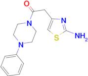 2-(2-aminothiazol-4-yl)-1-(4-phenylpiperazin-1-yl)ethan-1-one