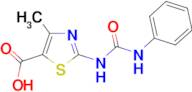 2-[(anilinocarbonyl)amino]-4-methyl-1,3-thiazole-5-carboxylic acid