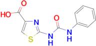 2-[(Anilinocarbonyl)amino]-1,3-thiazole-4-carboxylic acid