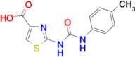 2-({[(4-methylphenyl)amino]carbonyl}amino)-1,3-thiazole-4-carboxylic acid