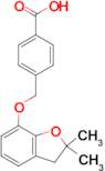 4-{[(2,2-dimethyl-2,3-dihydro-1-benzofuran-7-yl)oxy]methyl}benzoic acid