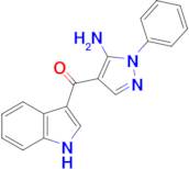 (5-amino-1-phenyl-1H-pyrazol-4-yl)(1H-indol-3-yl)methanone