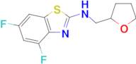 4,6-difluoro-N-((tetrahydrofuran-2-yl)methyl)benzo[d]thiazol-2-amine