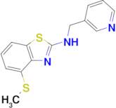 4-(methylthio)-N-(pyridin-3-ylmethyl)benzo[d]thiazol-2-amine