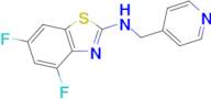 4,6-difluoro-N-(pyridin-4-ylmethyl)benzo[d]thiazol-2-amine