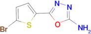 5-(5-bromo-2-thienyl)-1,3,4-oxadiazol-2-amine