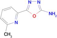 5-(6-methylpyridin-2-yl)-1,3,4-oxadiazol-2-amine