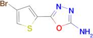 5-(4-bromo-2-thienyl)-1,3,4-oxadiazol-2-amine