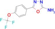 5-[4-(trifluoromethoxy)phenyl]-1,3,4-oxadiazol-2-amine