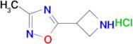 5-azetidin-3-yl-3-methyl-1,2,4-oxadiazole hydrochloride