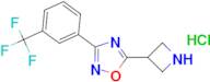5-azetidin-3-yl-3-[3-(trifluoromethyl)phenyl]-1,2,4-oxadiazole hydrochloride