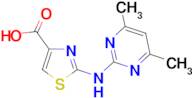 2-[(4,6-dimethylpyrimidin-2-yl)amino]-1,3-thiazole-4-carboxylic acid