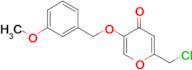 2-(chloromethyl)-5-[(3-methoxybenzyl)oxy]-4H-pyran-4-one