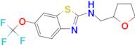 N-((tetrahydrofuran-2-yl)methyl)-6-(trifluoromethoxy)benzo[d]thiazol-2-amine