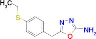 5-(4-(ethylthio)benzyl)-1,3,4-oxadiazol-2-amine