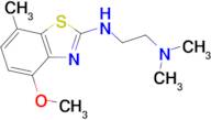 N1-(4-methoxy-7-methylbenzo[d]thiazol-2-yl)-N2,N2-dimethylethane-1,2-diamine