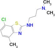 N1-(7-chloro-4-methylbenzo[d]thiazol-2-yl)-N3,N3-dimethylpropane-1,3-diamine