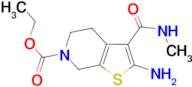 ethyl 2-amino-3-(methylcarbamoyl)-4,7-dihydrothieno[2,3-c]pyridine-6(5H)-carboxylate