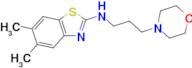 5,6-dimethyl-N-(3-morpholinopropyl)benzo[d]thiazol-2-amine