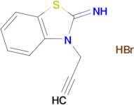 3-(prop-2-yn-1-yl)benzo[d]thiazol-2(3H)-imine hydrobromide