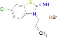 3-allyl-6-chlorobenzo[d]thiazol-2(3H)-imine hydrobromide