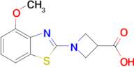 1-(4-methoxy-1,3-benzothiazol-2-yl)azetidine-3-carboxylic acid