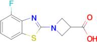 1-(4-fluoro-1,3-benzothiazol-2-yl)azetidine-3-carboxylic acid