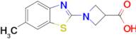 1-(6-methyl-1,3-benzothiazol-2-yl)azetidine-3-carboxylic acid