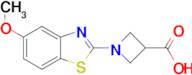 1-(5-methoxy-1,3-benzothiazol-2-yl)azetidine-3-carboxylic acid