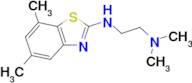 N'-(5,7-dimethyl-1,3-benzothiazol-2-yl)-N,N-dimethylethane-1,2-diamine