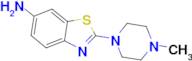 2-(4-methylpiperazin-1-yl)-1,3-benzothiazol-6-amine