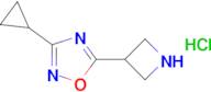 5-azetidin-3-yl-3-cyclopropyl-1,2,4-oxadiazole hydrochloride