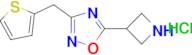 5-azetidin-3-yl-3-(2-thienylmethyl)-1,2,4-oxadiazole hydrochloride
