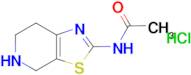 N-(4,5,6,7-tetrahydro[1,3]thiazolo[5,4-c]pyridin-2-yl)acetamide hydrochloride