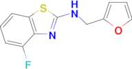 4-fluoro-N-(2-furylmethyl)-1,3-benzothiazol-2-amine