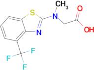 N-methyl-N-(4-(trifluoromethyl)benzo[d]thiazol-2-yl)glycine