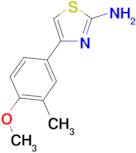 4-(4-methoxy-3-methylphenyl)-1,3-thiazol-2-amine