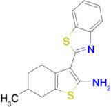 [3-(1,3-benzothiazol-2-yl)-6-methyl-4,5,6,7-tetrahydro-1-benzothien-2-yl]amine