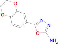 5-(2,3-dihydro-1,4-benzodioxin-6-yl)-1,3,4-oxadiazol-2-amine